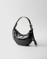 Prada Arqué Naplak Patent Leather Shoulder Bag - Image 2